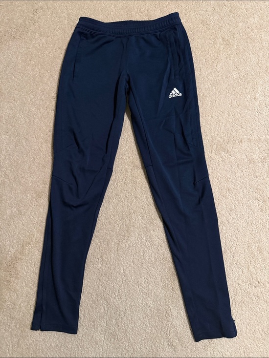 adidas Pants - adidas Navy Track Pants with White Logo